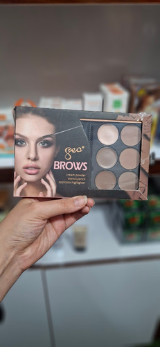 پالت کانتور کانسیلر Geo Brows 6 رنگ | مناسب فرمدهی و پوشش عیوب پوست