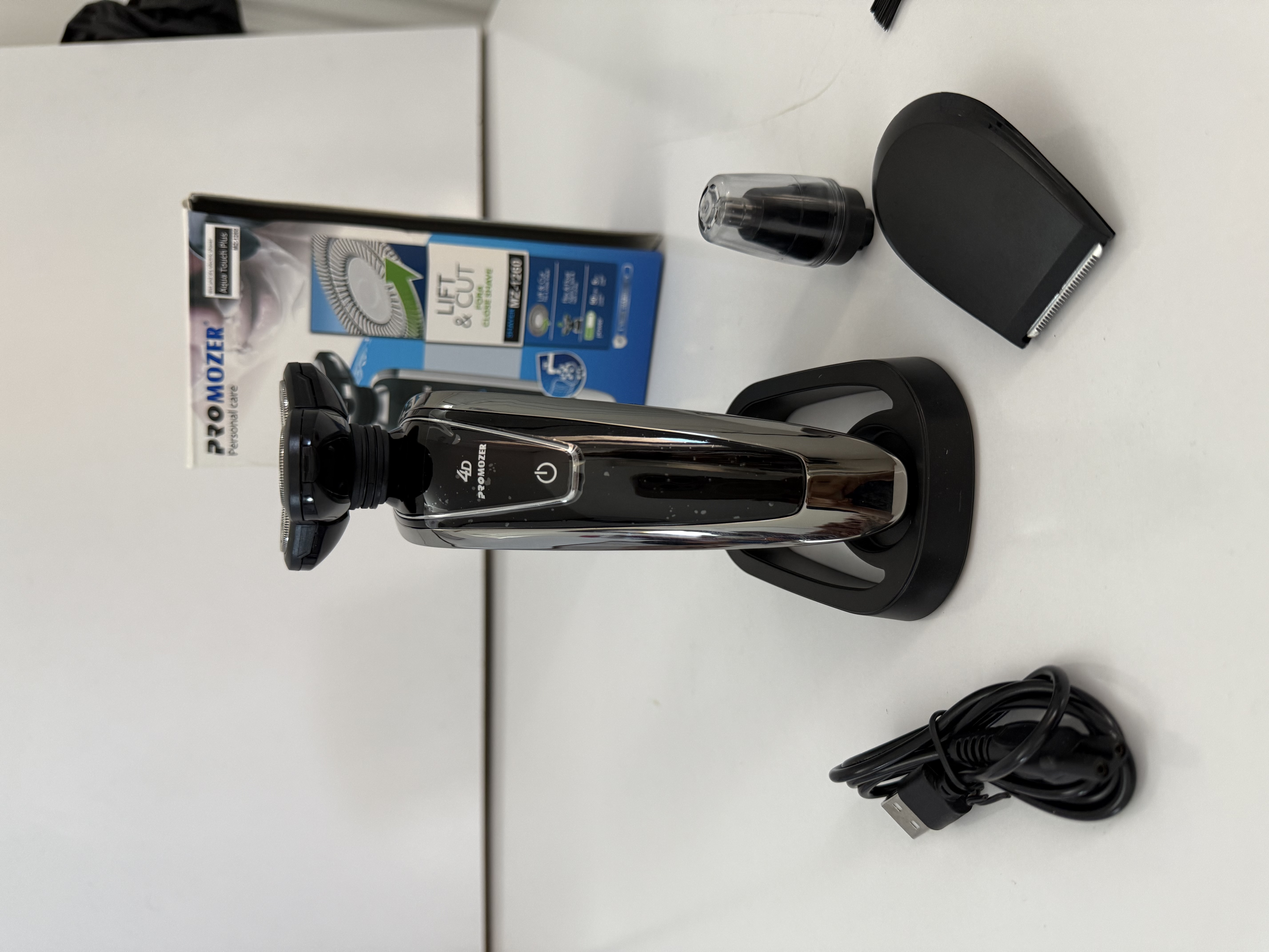 ریش تراش پروموزر PromozER مدل MZ-1260 | ضد آب و شارژ سریع