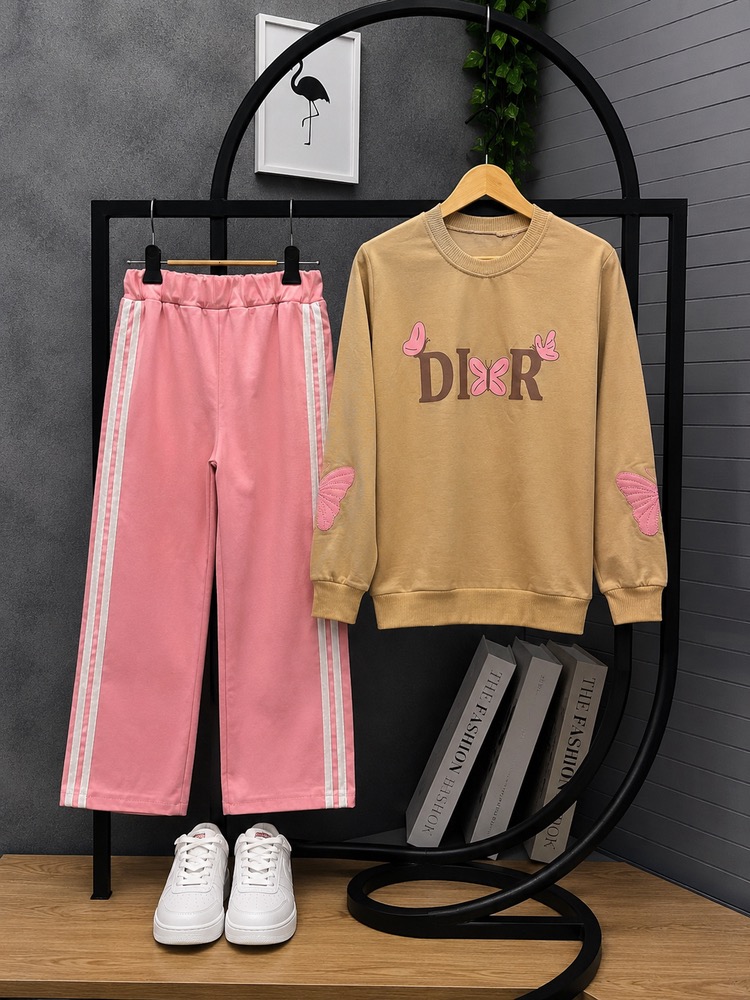 ست بلوز و شلوارک پاییزه دخترانه مدل DIOR
