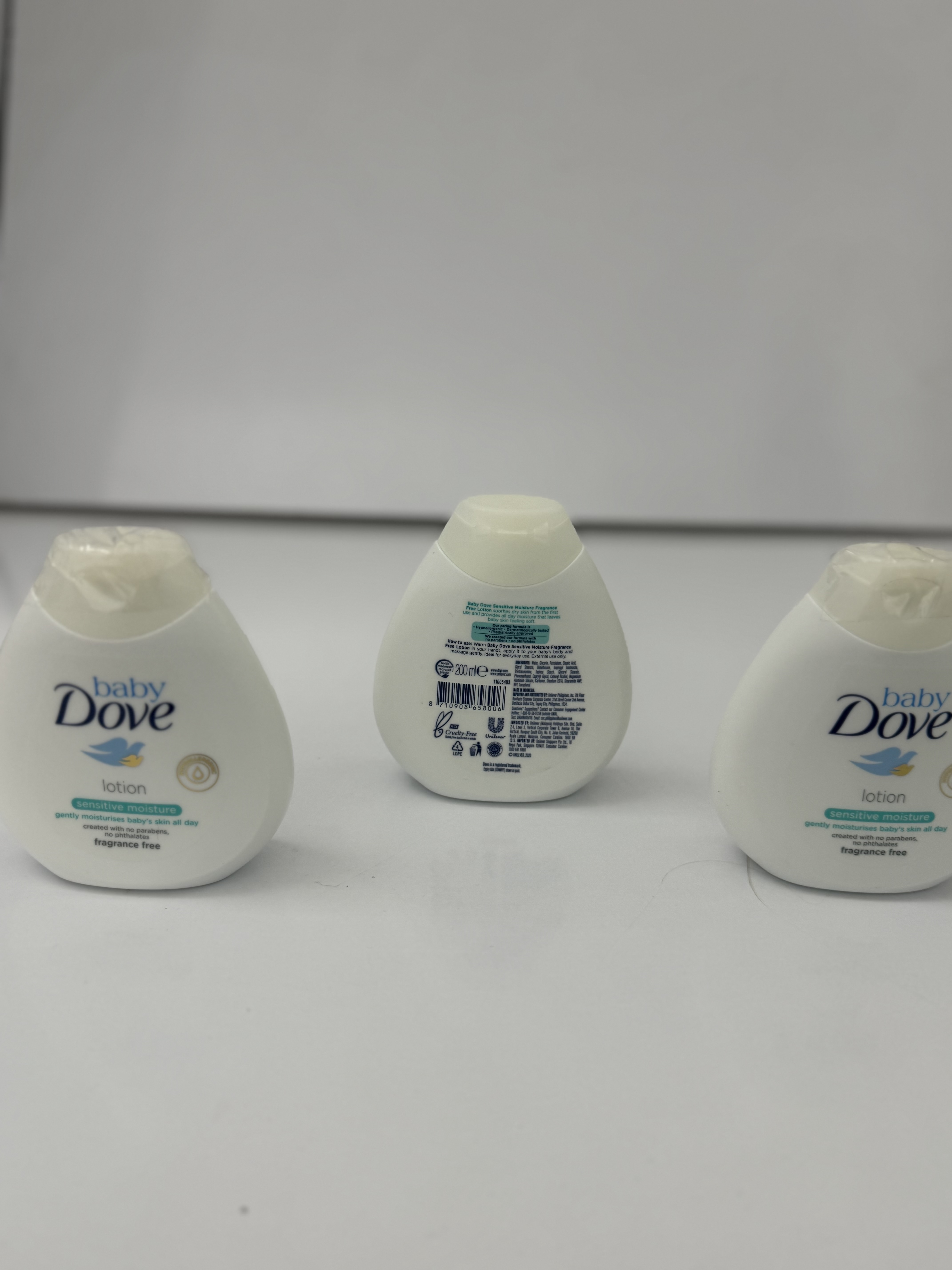 لوسیون بدن کودک داو حساس اورجینال ۲۰۰ میلی‌لیتر Dove Baby Lotion Sensitive Moisture